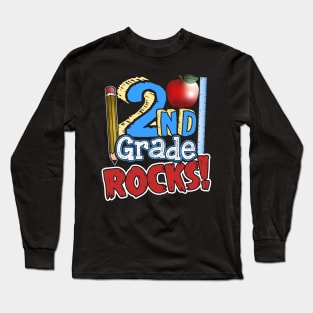 2nd grade rocks Long Sleeve T-Shirt